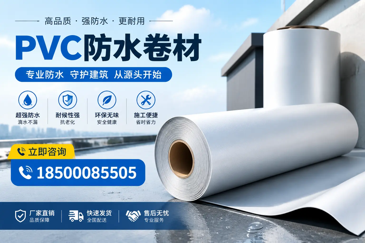 如何评估PVC防水卷材的性价比?渭南消费者必看